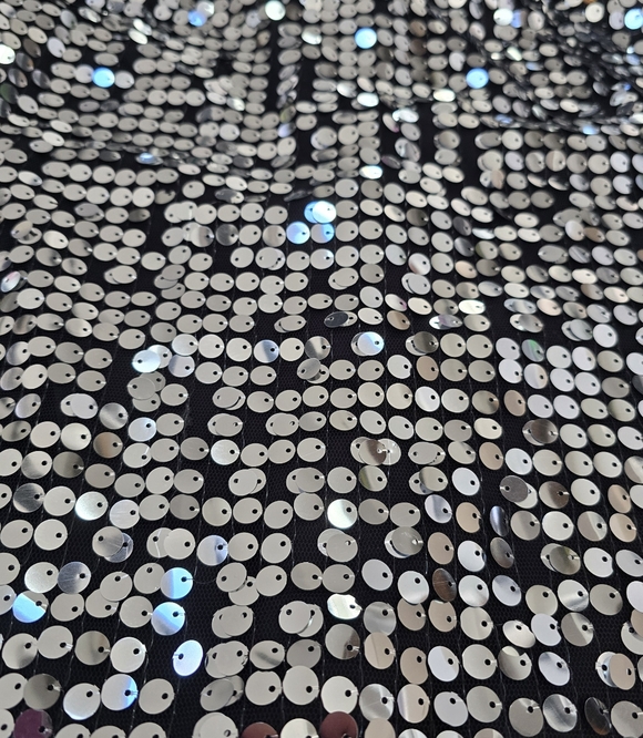 Xhilaration Silver Sequin Mini Dress - Picture 4 of 7
